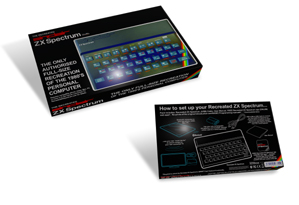 The recreated Sinclair ZX Spectrum