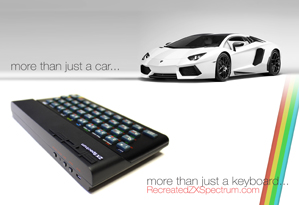The recreated Sinclair ZX Spectrum